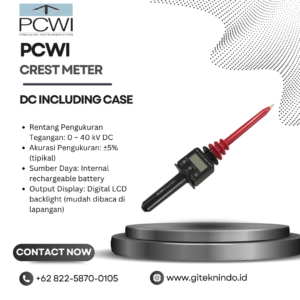 DC Crest Meter PCWI untuk Kalibrasi Porosity Detector