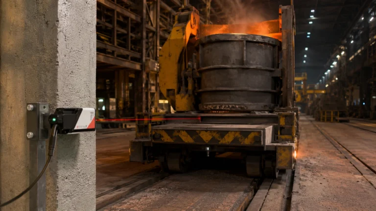 Sensor Jarak Laser Dimetix untuk Positioning Ladle Truck