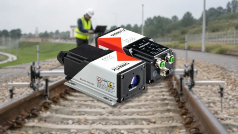 Pengukuran Geometri Rel Kereta dengan Sensor Laser Dimetix