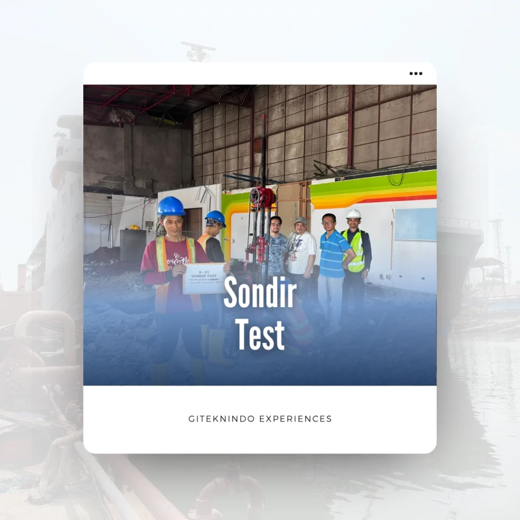 Proyek Sondir Test PT Bintang Teodjoe di Pulomas, Jakarta Timur